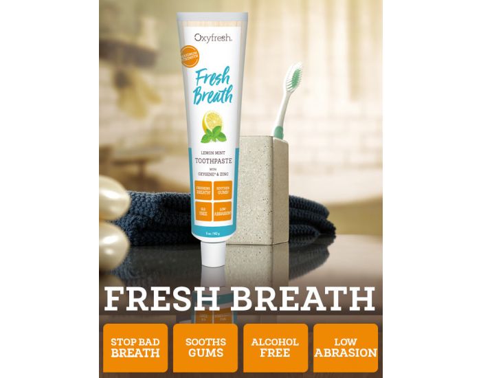 oxyfresh lemon mint toothpaste